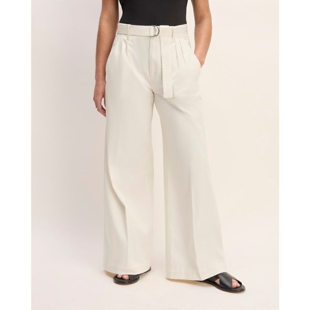 NWT Everlane The Pleated Wide-Leg Chino - Picture 2 of 8